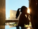 Amateur teen Blowjob with hardcore drilling