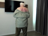 dancing grandpa clown