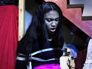 Ebony Babe’s bondage escape