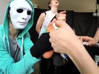 Mix of Foot Fetish clips from Amateur Trampling