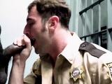 Police boy gay muscle Contraband Cock Check