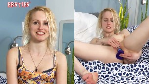 Ersties – Kätzchen Callisto spielt mit Dildo