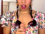 Sexy hottie Anetta Keys enjoys a solo toy masturbation