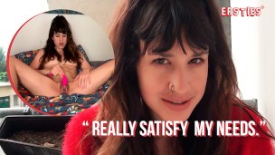 Ersties – Sexy Brunette Babe Masturbates with a Toy Until She Squirts