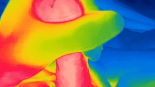 Thermal  erection, feel the warmth of my cock and see the white hot cum