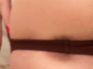 Lovable brunette woman is drilling her putz