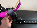Femdom fetish mistresses fuck bdsm loser with strapon